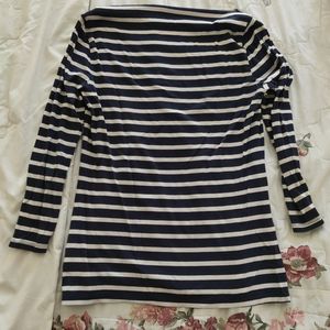 Old navy striped 3/4 sleeve tee